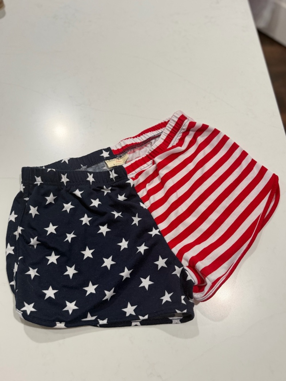 🇺🇸 Bobbie Brooks Red, White & Navy Star and Stripe Shorts Set